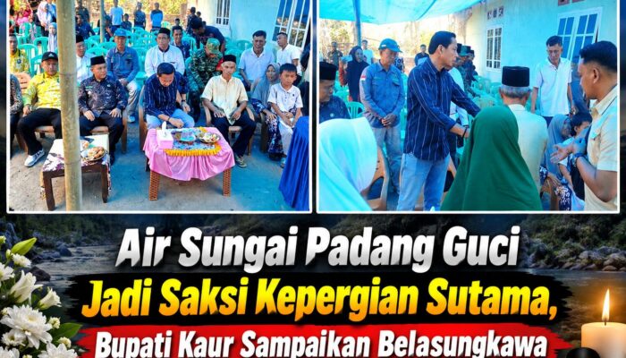 Tangis di Talang Jawi I, Bupati Kaur Datangi Rumah Duka Bocah 10 Tahun yang Tenggelam di Sungai Padang Guci
