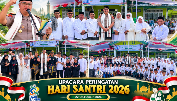 Kapolres Kaur Pimpin Upacara Hari Santri 2026, Ajak Santri Perkuat Persatuan Menuju Indonesia Emas
